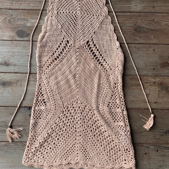 Macrame vintage halter top - Picture 1 of 4